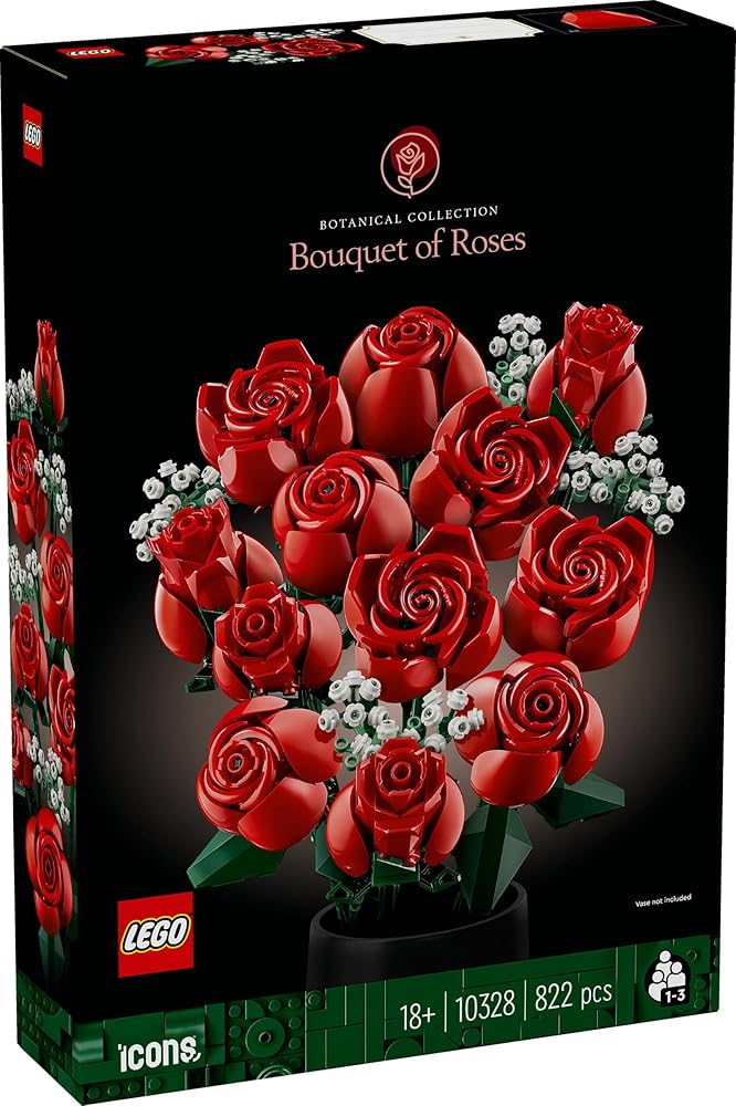 LEGO Rose Bouquet Pink or Red